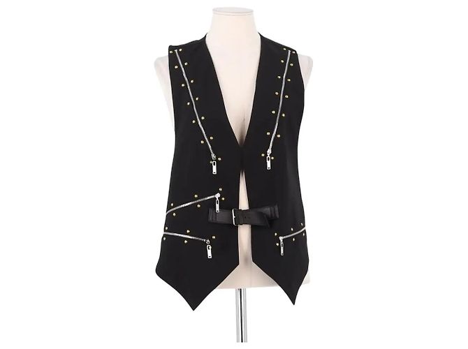 Louis Vuitton Weste aus Wolle Schwarz