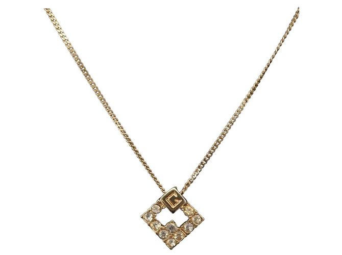 Collier GIVENCHY Metal Gold Tone Auth ka6503