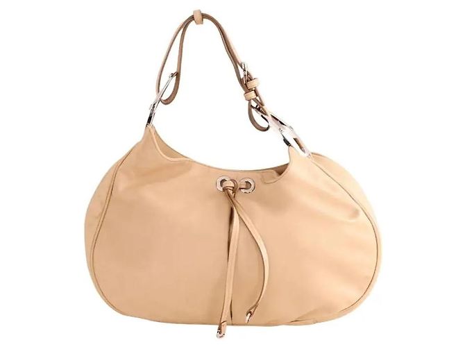 Borsa a tracolla Sergio Rossi in pelle beige