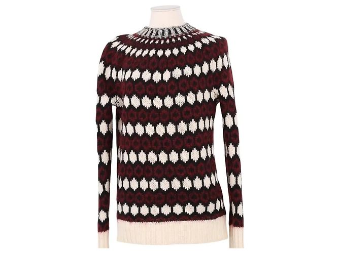 Gucci Bordeaux Wollpullover