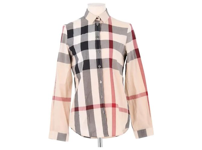 Camisa Burberry de algodão bege
