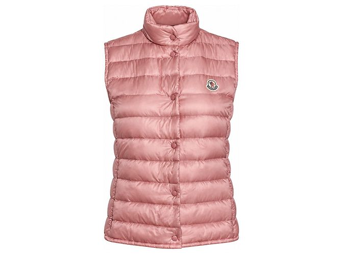 Moncler, colete de penas acolchoado Liane rosa