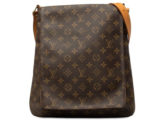 Borsa a tracolla Louis Vuitton Monogram Musette Salsa GM Marrone