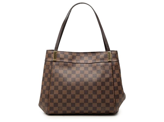 Borsa a tracolla Louis Vuitton Damier Ebene Marylebone PM Marrone