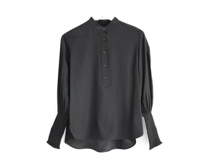 Rag & Bone Blusa Maris in seta nera Nero