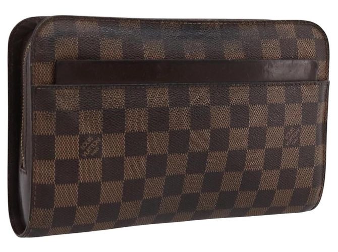 Louis Vuitton Pochette Saint Louis Damier Marrone