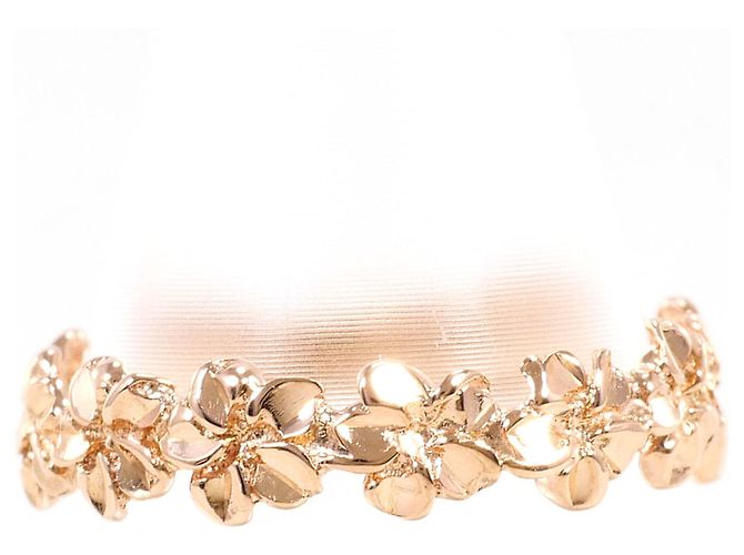 Autre Marque Anel aliança em ouro rosa 14K Dourado