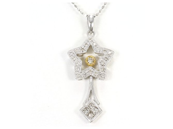 Autre Marque Collana in oro 18K con diamanti D'oro