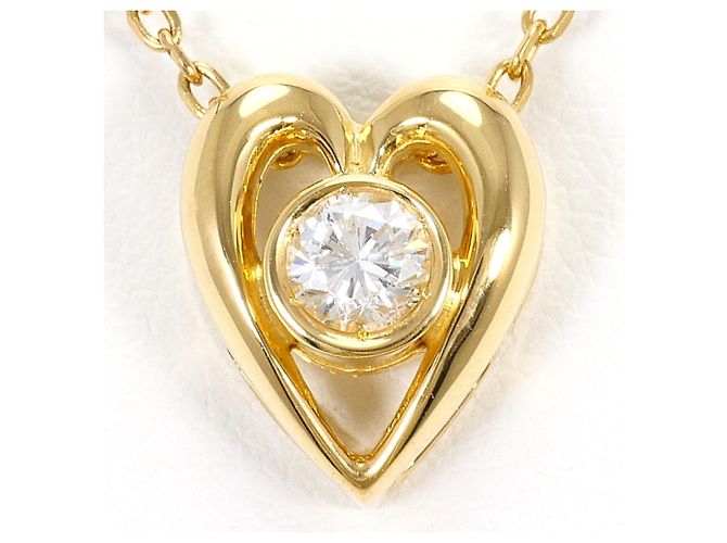 Autre Marque Collana in oro giallo 18K con diamante D'oro