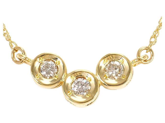 Autre Marque Collana in oro giallo 18K e diamanti D'oro