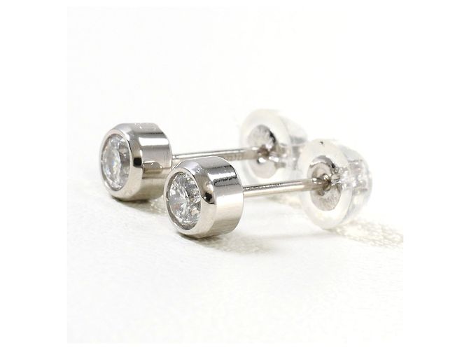 Autre Marque PT900 Platin-Stecker mit Diamanten