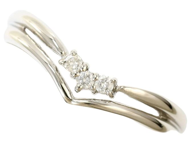 Autre Marque PT900 Platin-Ehering mit Diamant