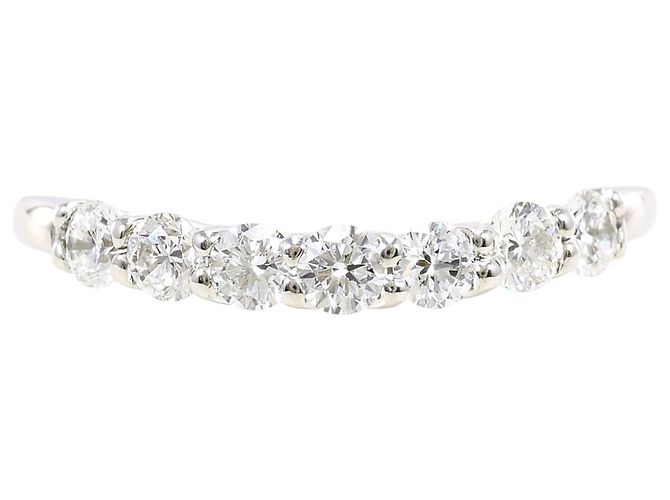 Autre Marque Platinbandring PT950 mit Diamant
