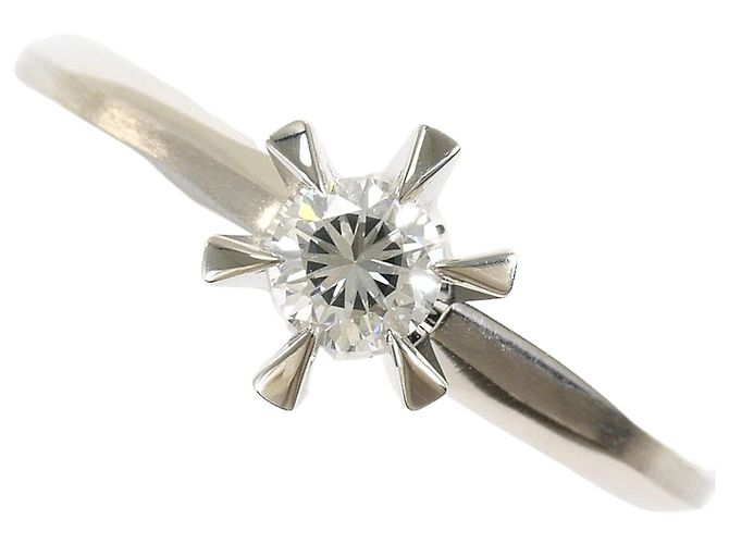Autre Marque PT900 Platin-Ehering mit Diamant