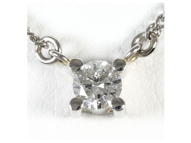 Autre Marque Platin-Halskette PT850 mit Diamant