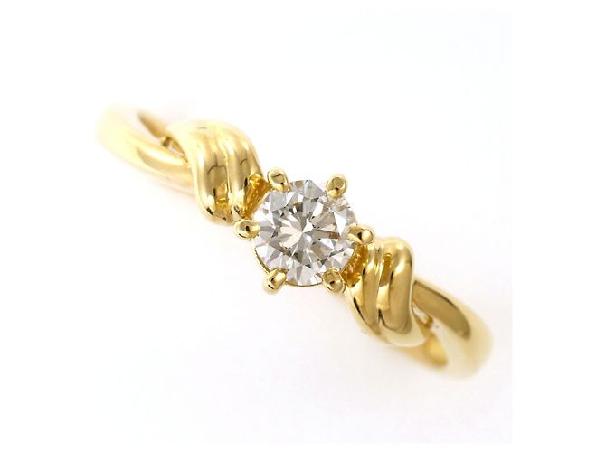 Autre Marque Bandring aus 18K Gelbgold mit Diamant Golden