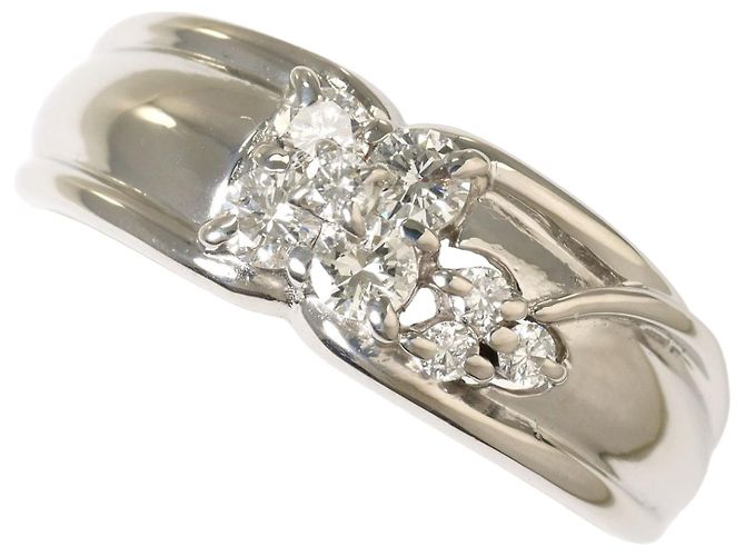 Autre Marque PT900 Platin-Ehering mit Diamant