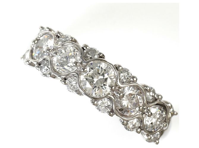 Autre Marque Platin-Ring mit Diamant