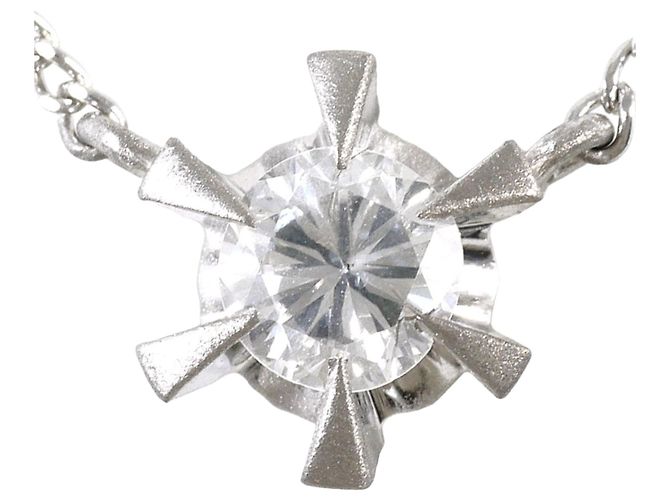 Autre Marque Collar de platino PT850 con diamante