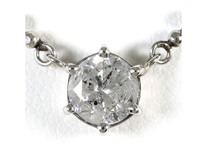 Autre Marque Colar de platina PT850 com diamante