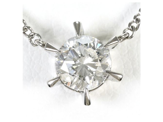 Autre Marque Collar de platino PT850 con diamante