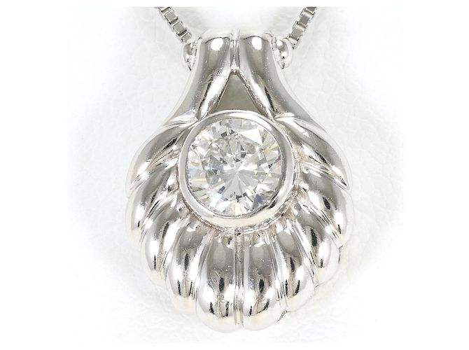 Autre Marque Platin-Diamant-Halskette