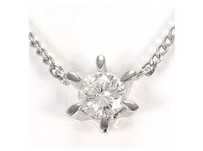 Autre Marque Colar de platina PT850 com diamante