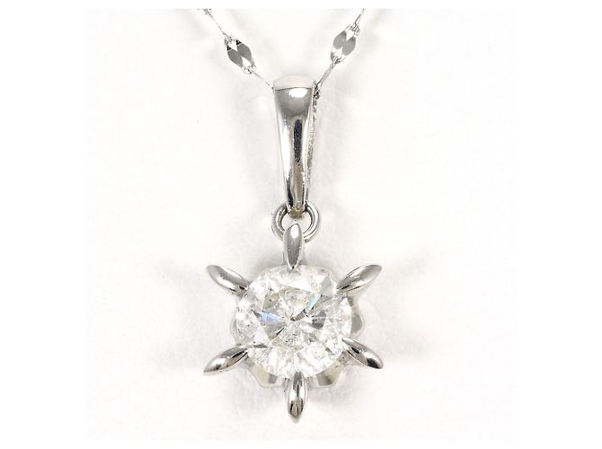 Autre Marque Collana in platino e diamanti