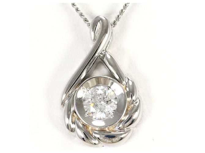 Autre Marque Collar de platino y diamantes