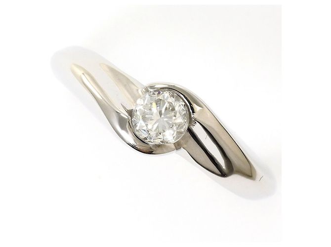 Autre Marque PT900 Platin Diamant Ehering