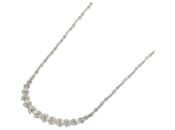 Autre Marque Collana in oro bianco 18K e diamanti D'oro