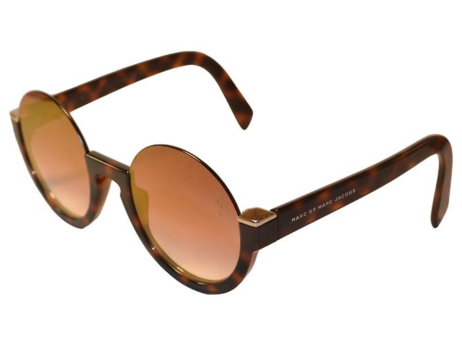 Marc Jacobs MMJ476 Round Tortoiseshell Sunglasses Brown
