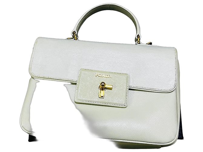Sac Tote Prada Saffiano Lux Blanc
