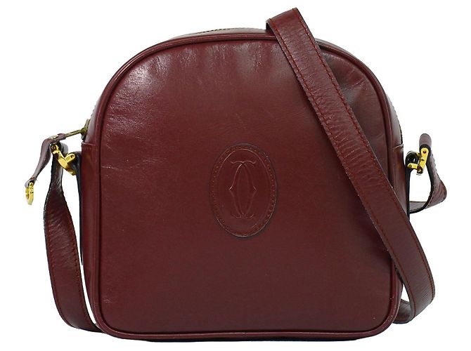 Cartier Must de Cartier Leather Small Burdeos