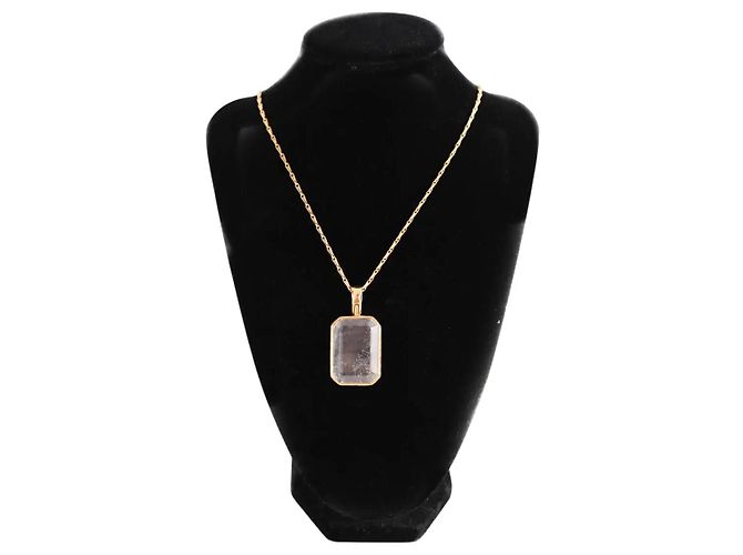 Autre Marque Goldene Stomes Halskette