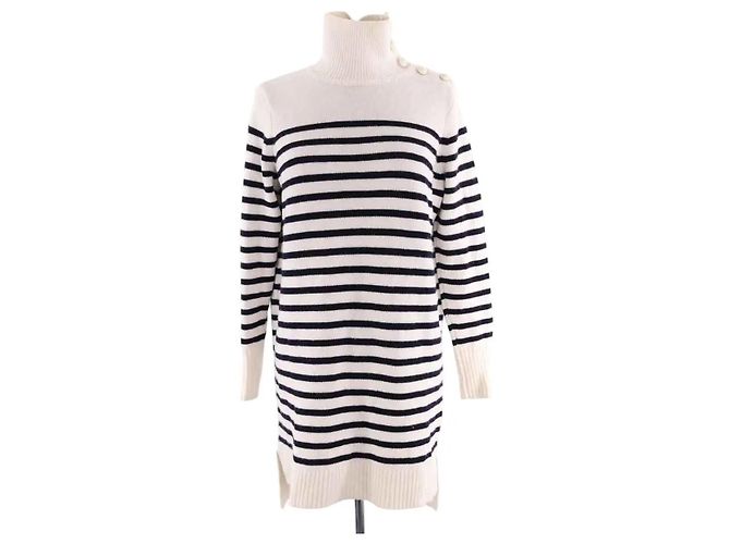 Zadig & Voltaire Almira Kleid Wolle ecru Roh