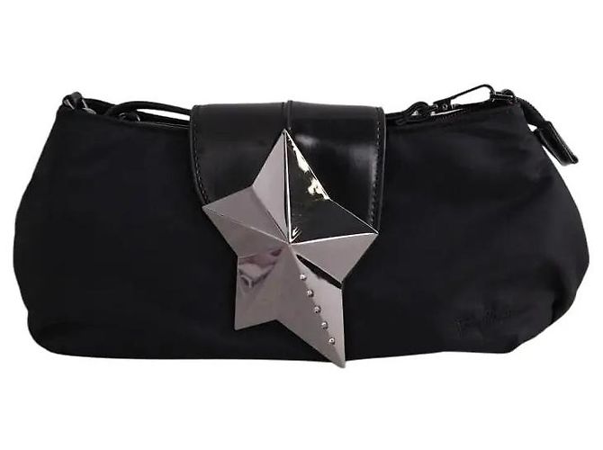 Mini borsa Thierry Mugler nera sintetica Nero