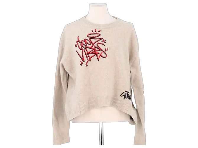 Zadig & Voltaire Jersey de cachemira beige