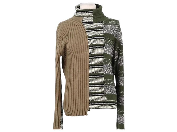 Maison Martin Margiela Grüner Wollpullover XL