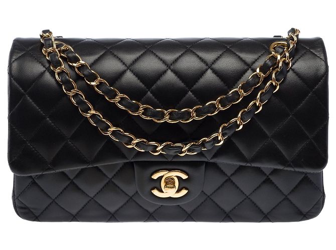 Bolsa CHANEL Timeless/Classique em Couro Preto - 103965