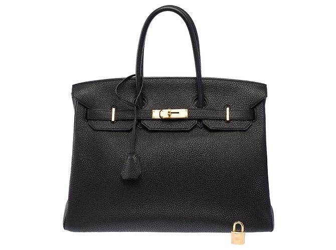 Hermès Borsa HERMES Birkin 35 in Pelle Nera - 103947 Nero