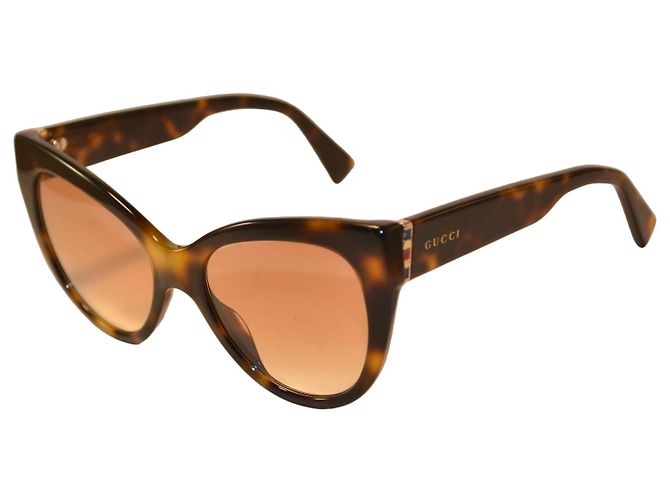 Occhiali da sole Gucci GG0460/S a farfalla tartarugati Marrone