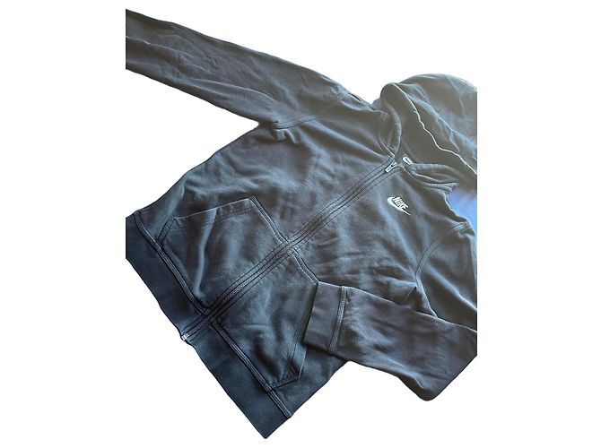 Nike Sweatshirt com Capuz e Fecho Preto