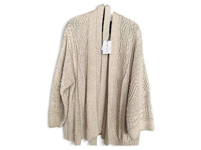 Isabel Marant Etoile Isabel Marant Étoile Zopfstrick-Cardigan beige