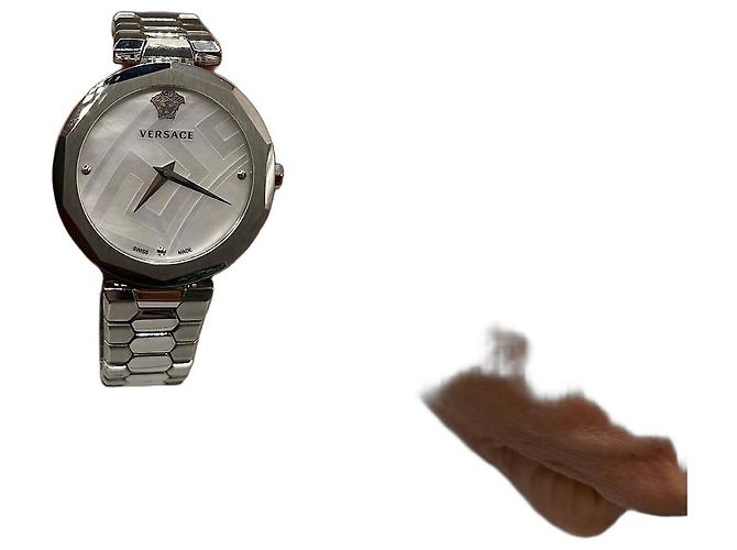 Medusa Reloj Versace Idyia de acero inoxidable Plata