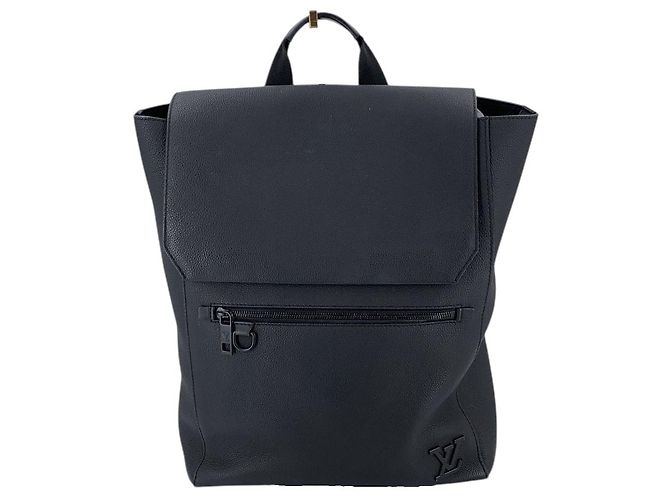 Louis Vuitton Zaino e borsa a tracolla Fastline Aerogram in pelle nera Nero