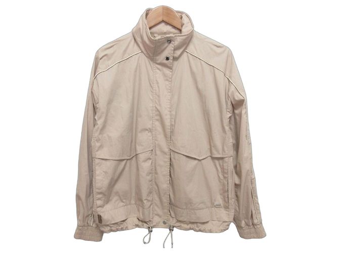 Casaco Woolrich Double Zip Casaco de Lã Bege