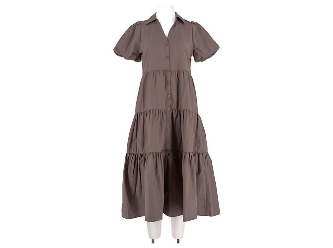 Autre Marque BROCHU WALKER Maxikleid braun