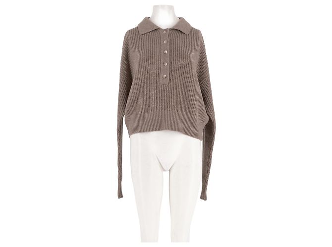 Autre Marque Grauer Wollcardigan BY AYLIN KOENIG