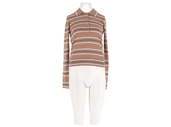 Autre Marque Polo Varley Taglio Dritto Camel Cammello